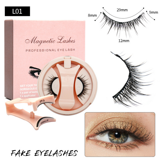 Magnetic False Eyelashes with Magnetic Tweezers