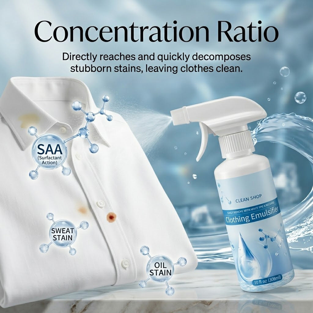 Final 3 Hours 50% OFF Clothing emulsifier, Non-Ionic Laundry Pre-Treatment.