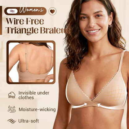💞Women's Wire-Free Jelly Support Triangle Bralette💞