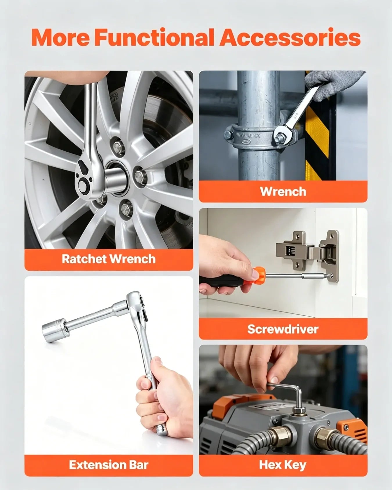 Mechanics Tool Set：308-Piece Mechanics Set for Auto & DIY