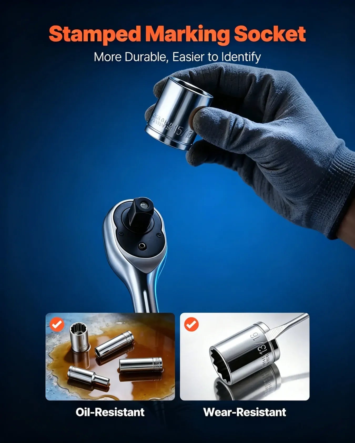 Mechanics Tool Set：308-Piece Mechanics Set for Auto & DIY