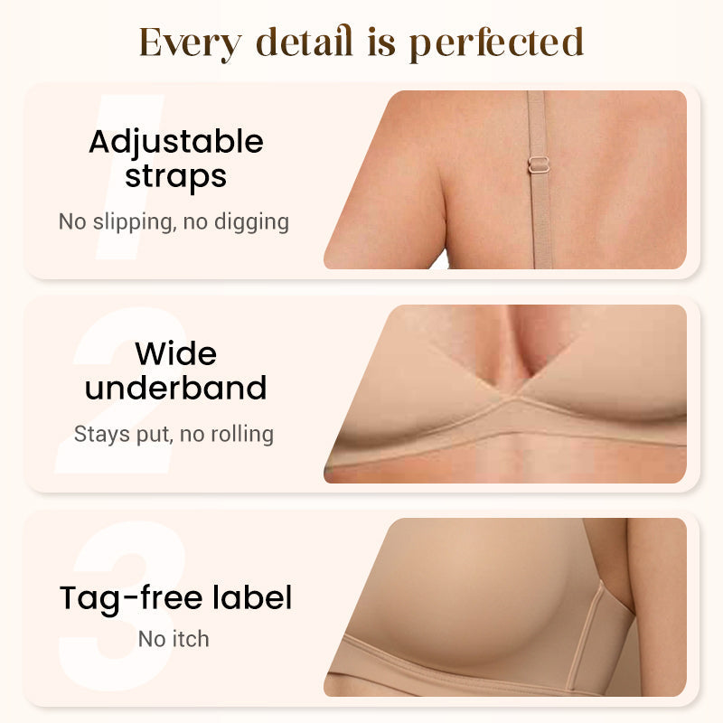 💞Women's Wire-Free Jelly Support Triangle Bralette💞