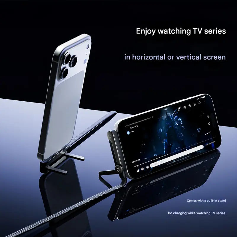 ⏰BLACK FRIDAY SALE🎁JAXVOLT 240W Super Fast Charging 2-in-1 Charging Cable & Phone Stand